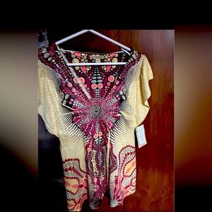 New woman’s pull over dress shirt